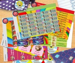 etiquettes pixilabel pour enfants